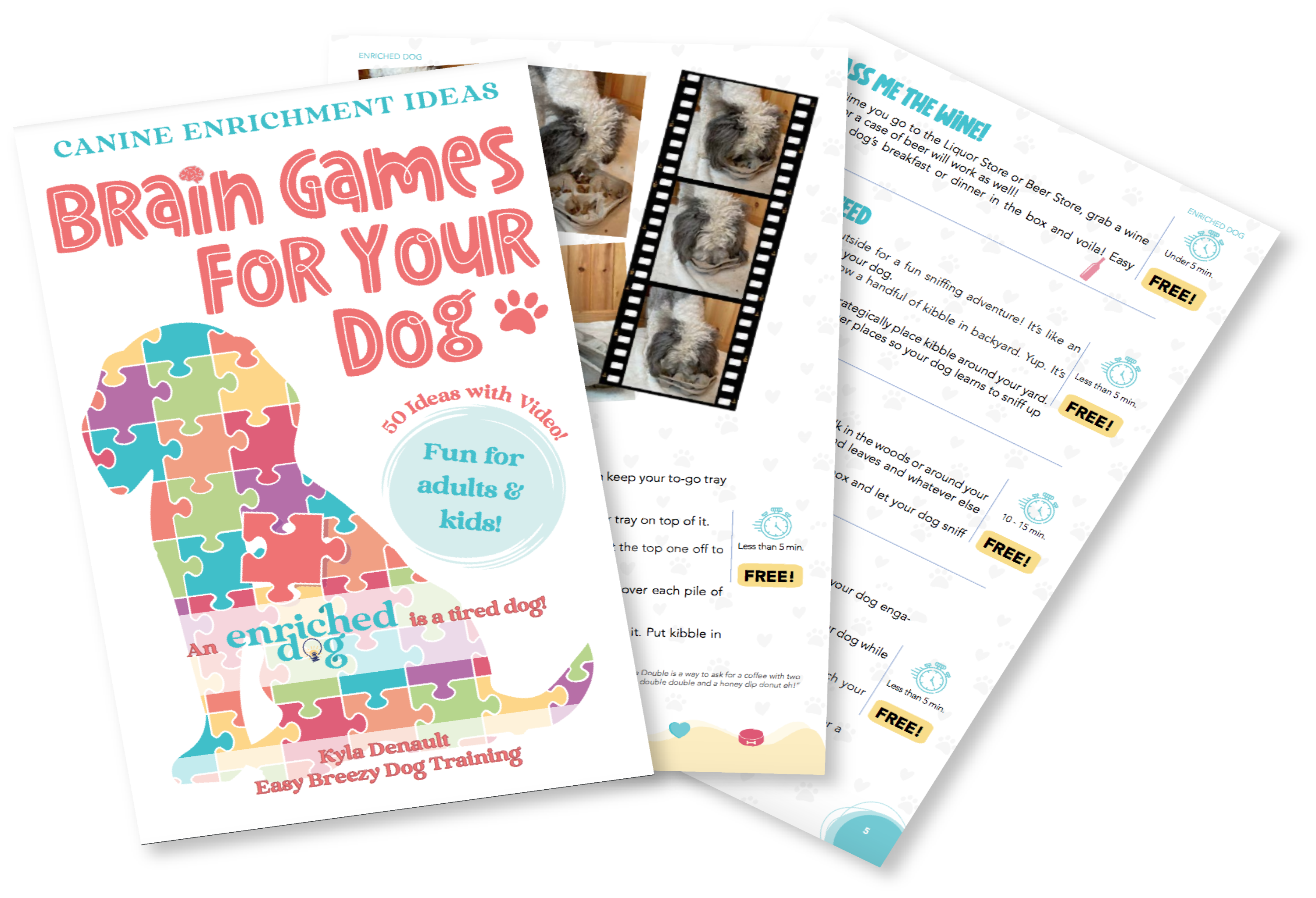 Brain Games for Young Paws: 100+ Fun Step-by-Step Activities for your Dog's  1st Year & Beyond – Promoting Healthy and Happy Development (Dog Games and